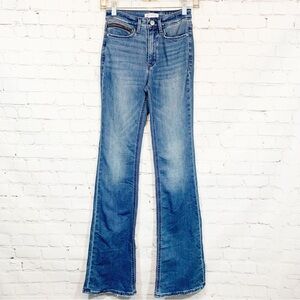 Athleta Sculptek Flare in True Blue Jeans